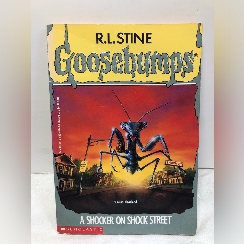 Goosebumps A Shocker on Shock Street (#35) RL Stine 1995 1st Print